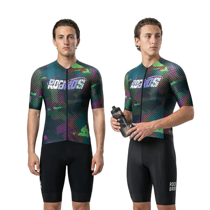 Breathable Short Sleeve Cycling Jersey for Spring and Summer Cycling
