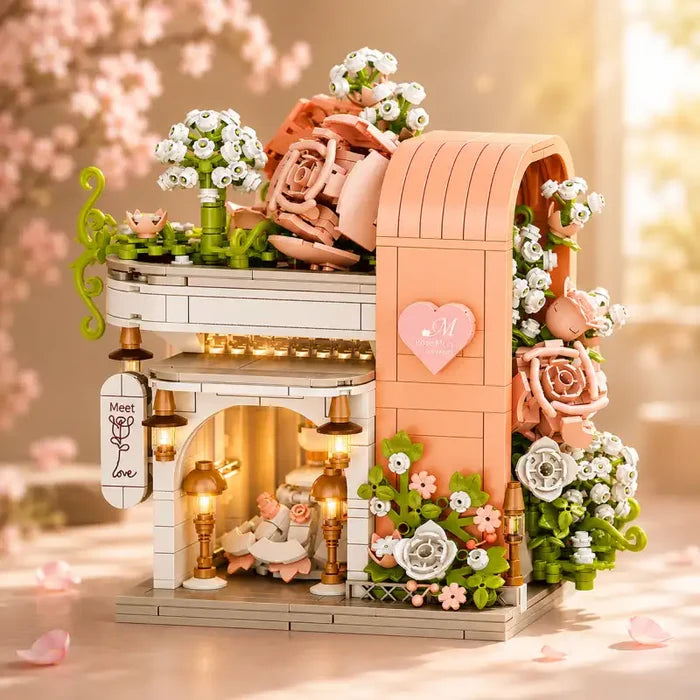 Bricks Romantic Flower House