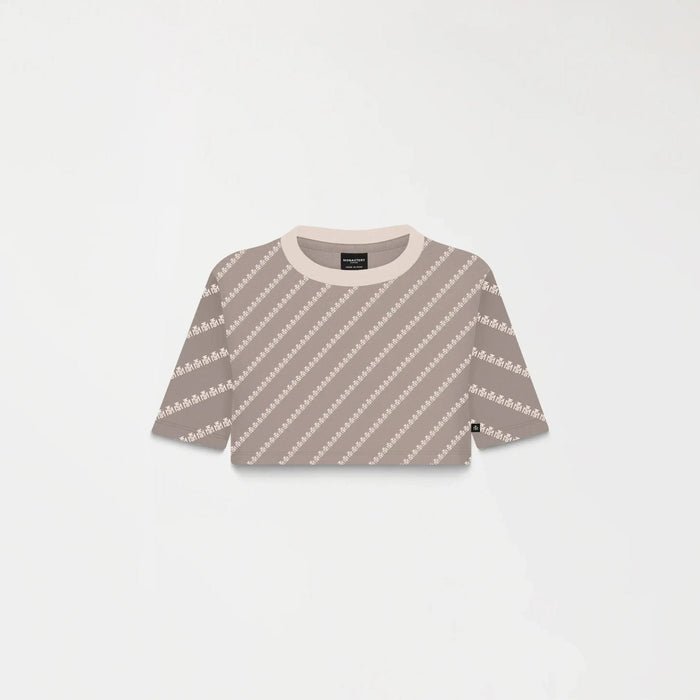 BRITANIA CROP TOP WOMEN TAUPE GRAY - Monastery | Tienda Oficial Colombia