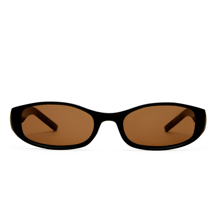 Caellum Black Uni-Sex Oval Sunglasses | Aire