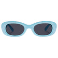Calisto Iridescent Glacier Blue Uni-Sex Oval Sunglasses | Aire