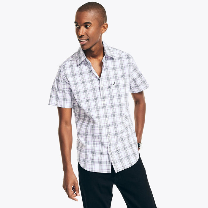 Camisa Nautica Mangas Cortas Cuadros Para Caballeros by Nautica
