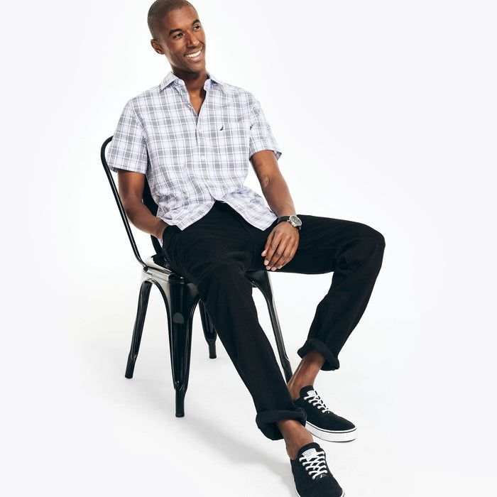Camisa Nautica Mangas Cortas Cuadros Para Caballeros by Nautica