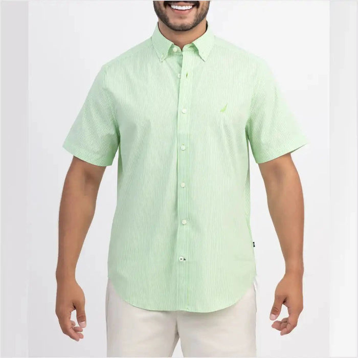 Camisa Nautica Mangas Cortas Rayas Para Caballeros by Nautica