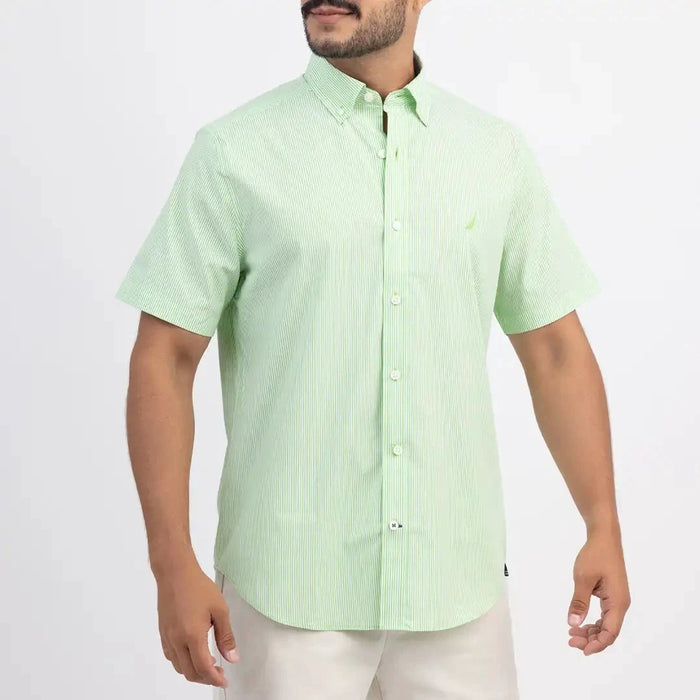 Camisa Nautica Mangas Cortas Rayas Para Caballeros by Nautica