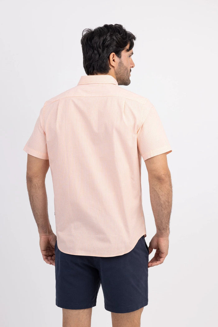 Camisa Nautica Mangas Cortas Rayas Para Caballeros by Nautica