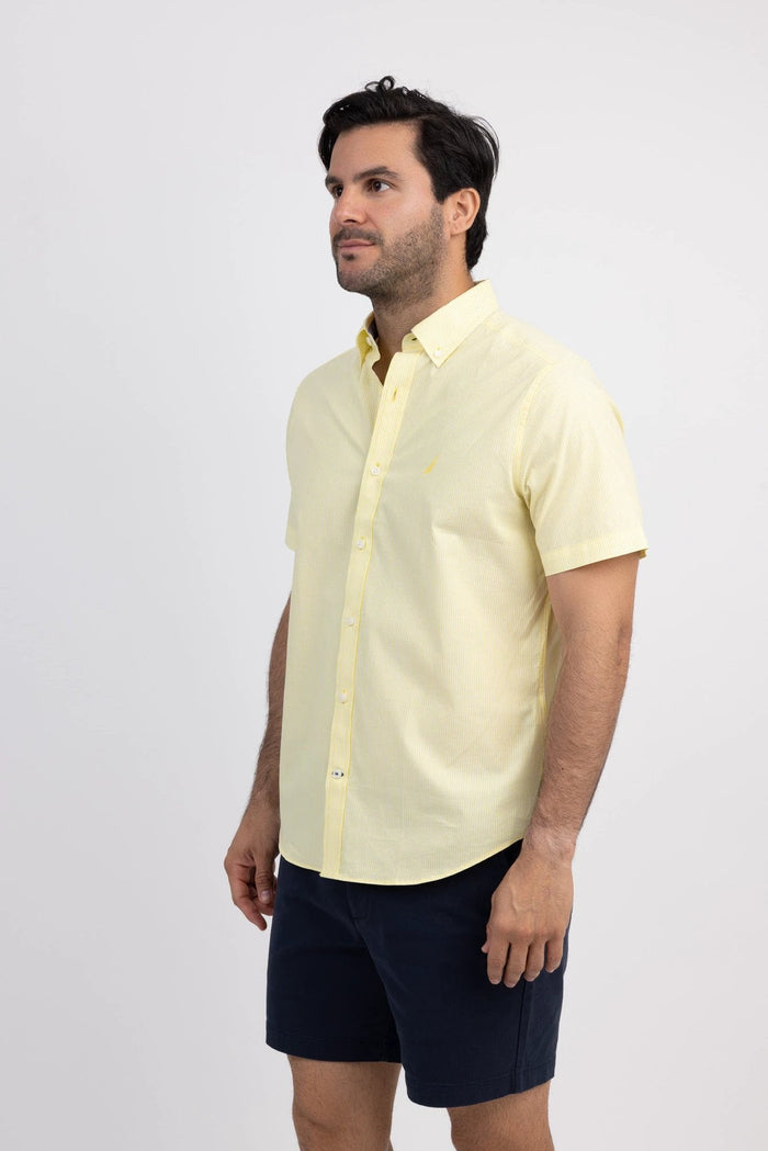Camisa Nautica Mangas Cortas Rayas Para Caballeros by Nautica