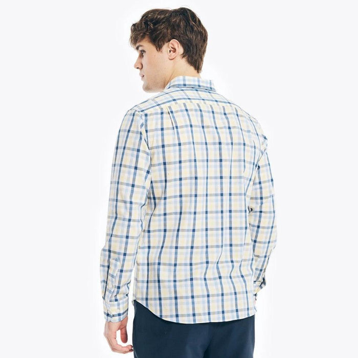 Camisa Nautica Mangas Largas Cuadros Para Caballeros by Nautica