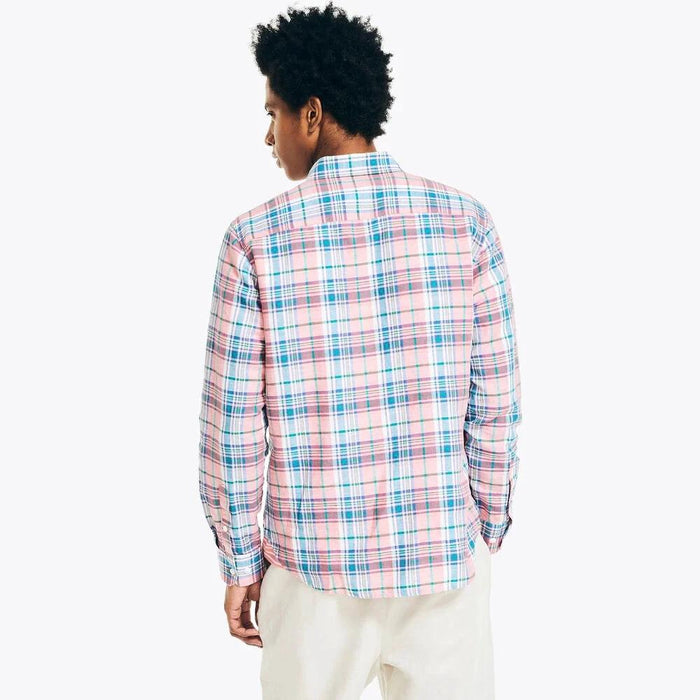 Camisa Nautica Mangas Largas Cuadros Para Caballeros by Nautica