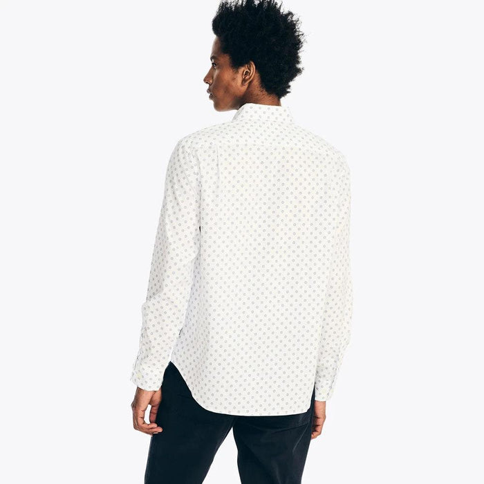 Camisa Nautica Mangas Largas Estampada Para Caballeros by Nautica