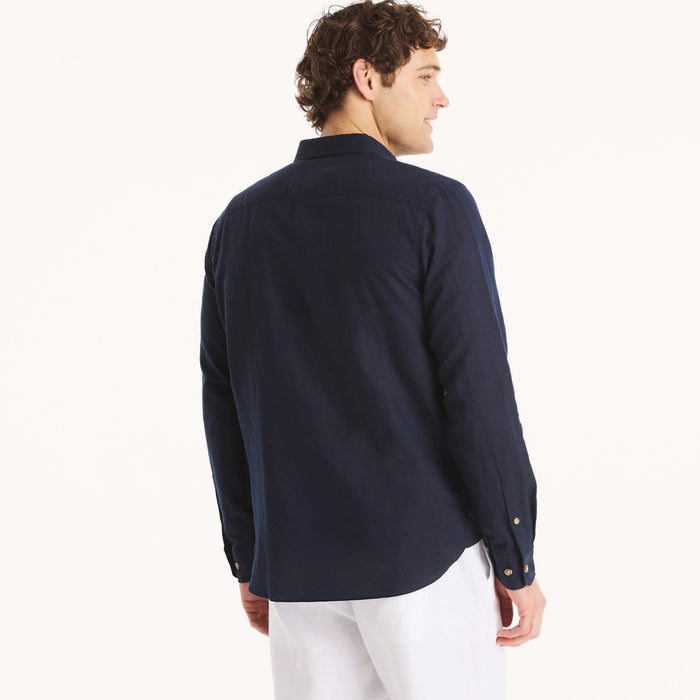 Camisa Nautica Mangas Largas Lisa Para Caballeros by Nautica