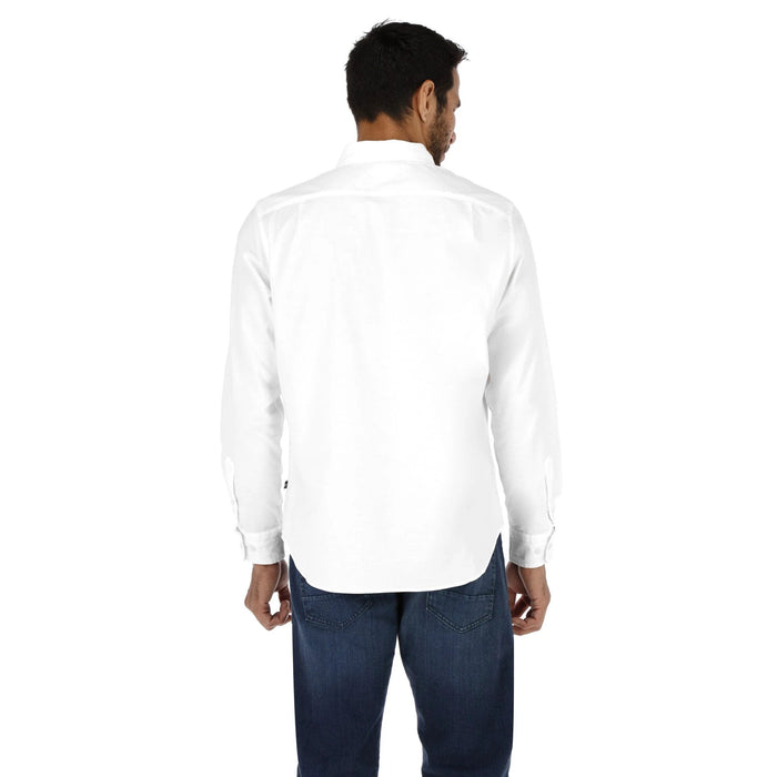 Camisa Nautica Mangas Largas Lisa Para Caballeros by Nautica