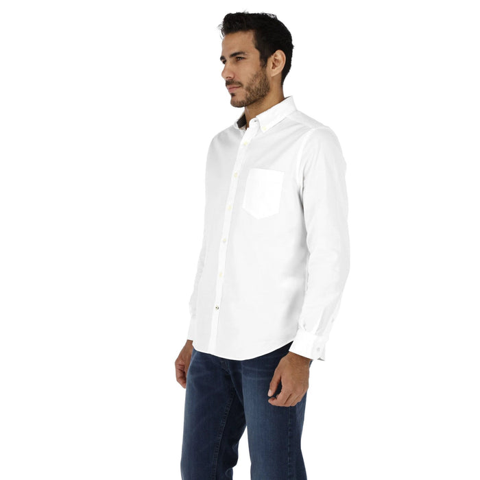 Camisa Nautica Mangas Largas Lisa Para Caballeros by Nautica