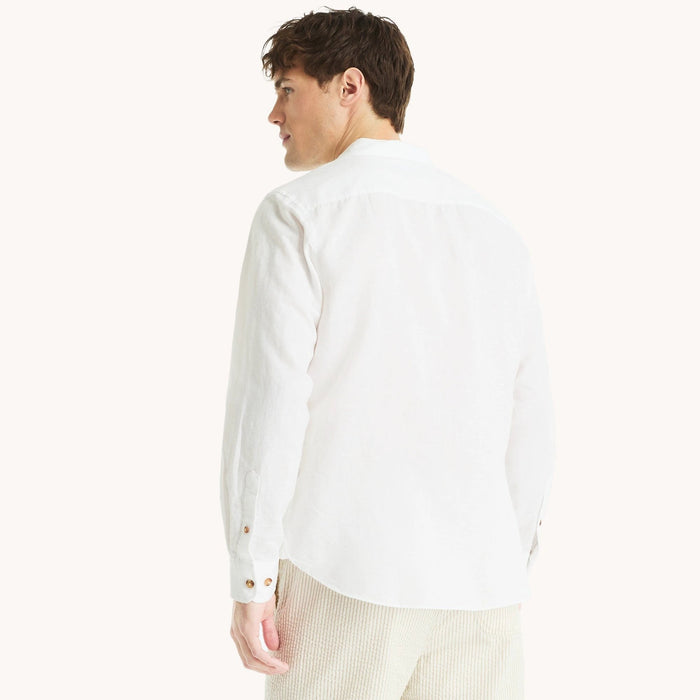 Camisa Nautica Mangas Largas Lisa Para Caballeros by Nautica