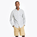 Camisa Nautica Mangas Largas Rayas Para Caballeros by Nautica