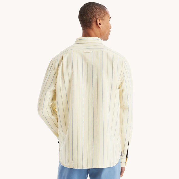 Camisa Nautica Mangas Largas Rayas Para Caballeros by Nautica