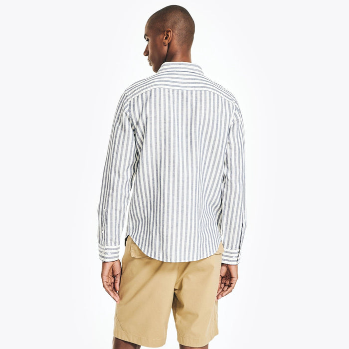 Camisa Nautica Mangas Largas Rayas Para Caballeros by Nautica