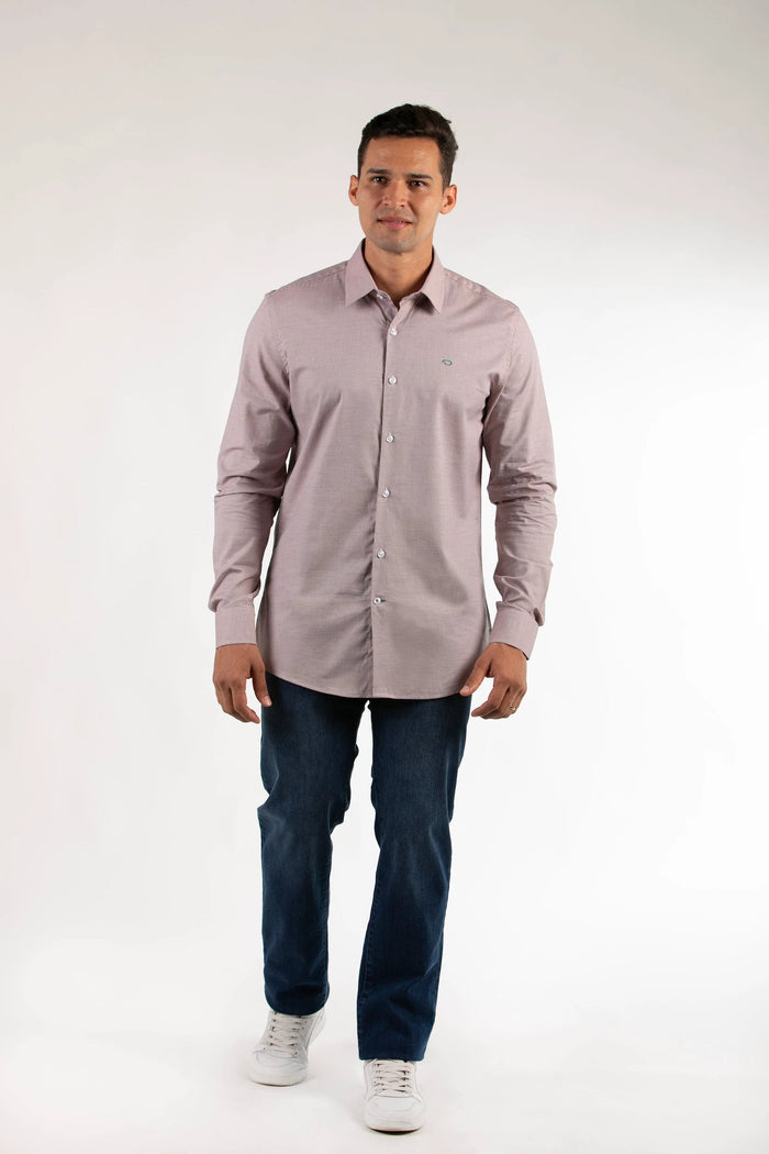 Camisa Oscar De La Renta Mangas Largas Cuadros Para Caballeros by Oscar De La Renta