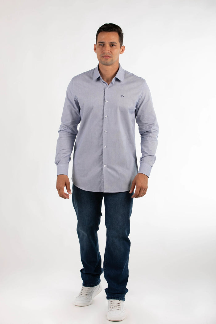 Camisa Oscar De La Renta Mangas Largas Cuadros Para Caballeros by Oscar De La Renta