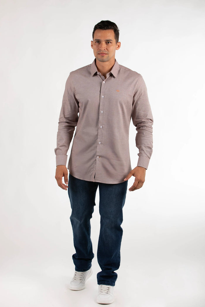Camisa Oscar De La Renta Mangas Largas Cuadros Para Caballeros by Oscar De La Renta