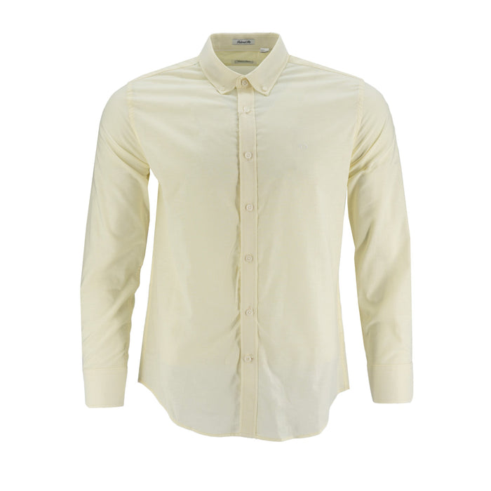 Camisa Oscar De La Renta Mangas Largas Lisa Para Caballeros by Oscar De La Renta