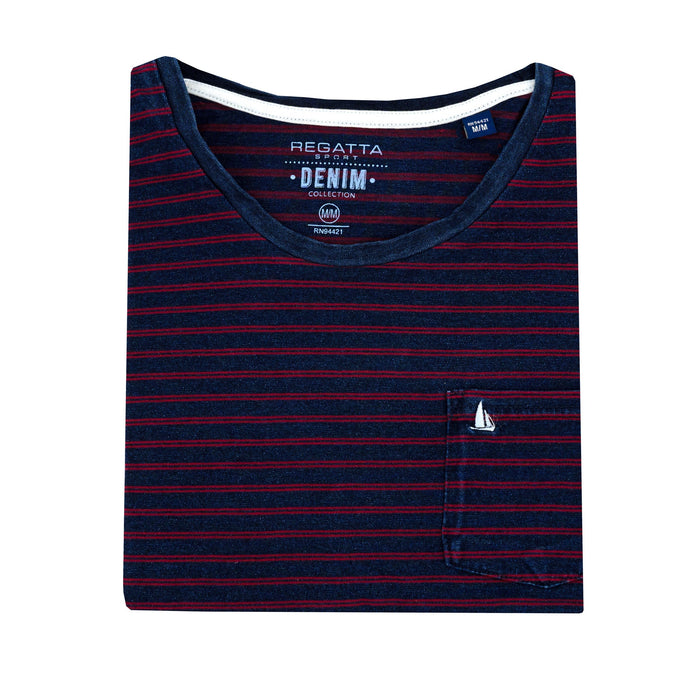 Camiseta Regatta Mangas Cortas Rayas P/ Caballeros by Regatta
