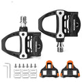 Carbon Fiber SPD Clipless Pedals for Road Bikes 9/16''
