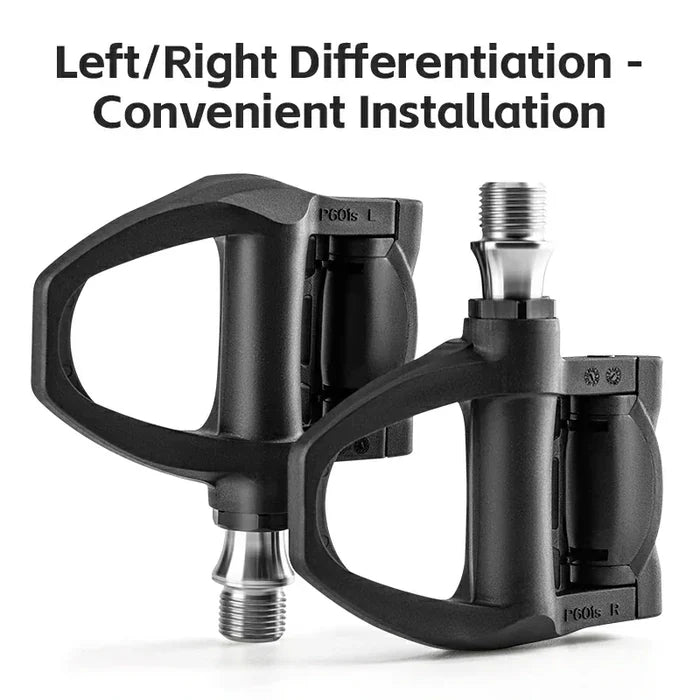 Carbon Fiber SPD Clipless Pedals for Road Bikes 9/16''