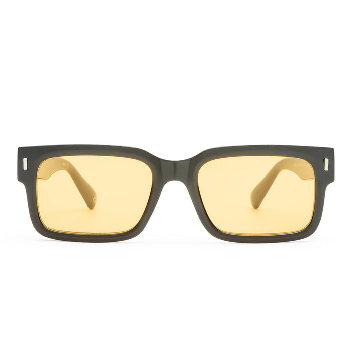 Castor Black Uni-Sex Rectangle Sunglasses | Aire