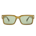 Castor Khaki Uni-Sex Rectangle Sunglasses | Aire
