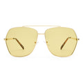 Celestine Gold Amber Tort Uni-Sex Aviator Sunglasses | Aire