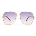 Celestine Gold Cookie Tort Uni-Sex Aviator Sunglasses | Aire