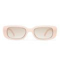 Ceres Blush Female Rectangle Sunglasses | Aire