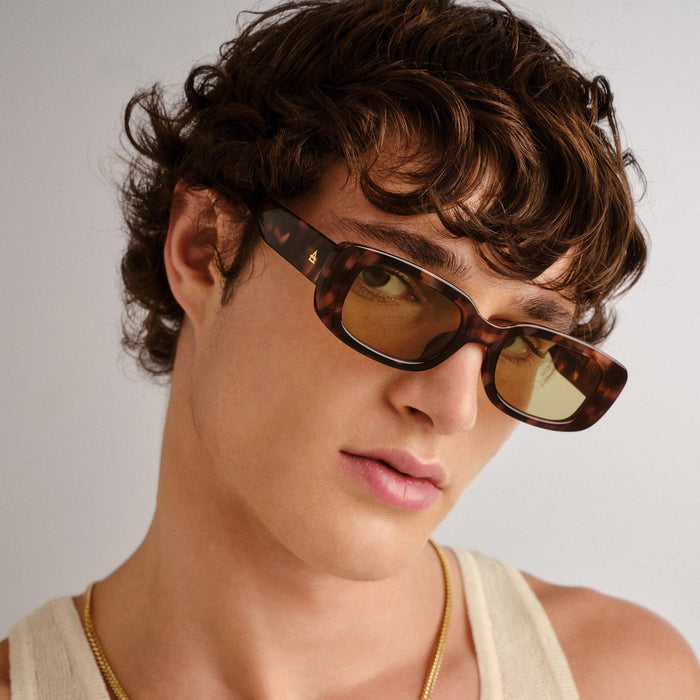 Ceres Dark Tort Uni-Sex Rectangle Sunglasses | Aire