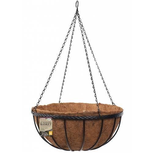 Cesta metal suspensión fibra de coco - El Nou Garden