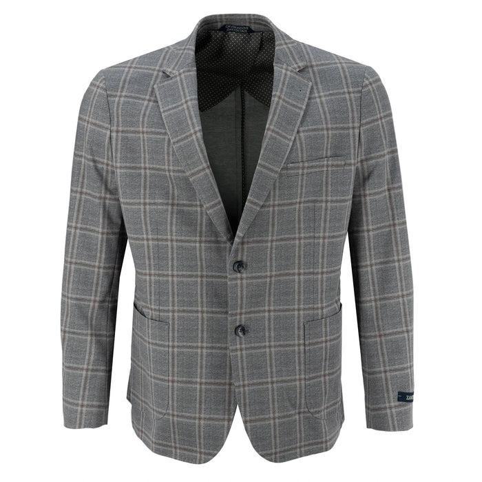 Chaqueta Zanetti 2 Botones Lucas Cuadros Para Caballeros by Zanetti