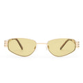 Cloudfare Gold Dark Tort Uni-Sex Aviator Sunglasses | Aire