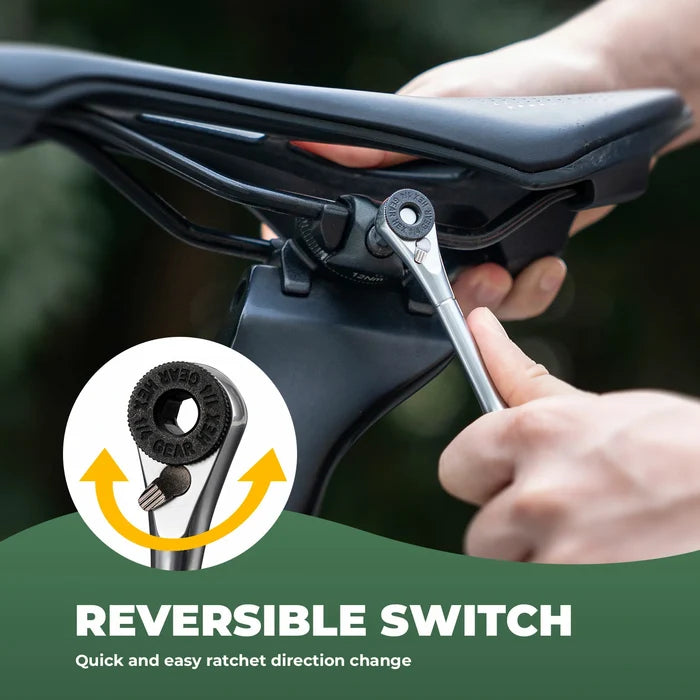 Compact Ratchet Tool Set Lightweight Cycling & Everyday Repair Kit