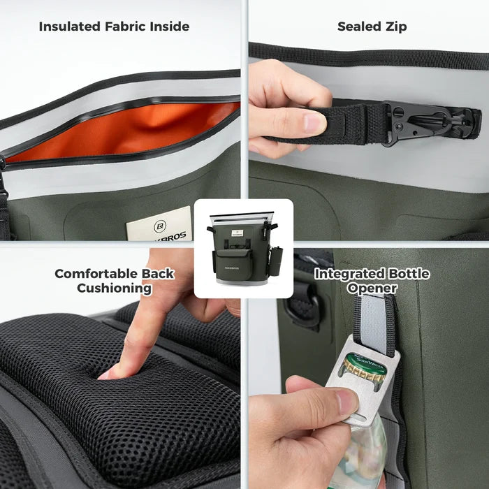 ROCKBROS cooler bag 68H cooling portable large capacity 18L