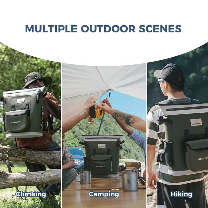 ROCKBROS cooler bag 68H cooling portable large capacity 18L