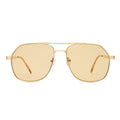 Cosmos Bright Gold Uni-Sex Aviator Sunglasses | Aire