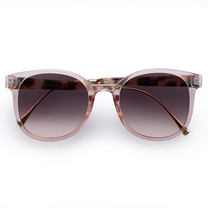 Crux Blush Cookie Tort Female Round Sunglasses | Aire