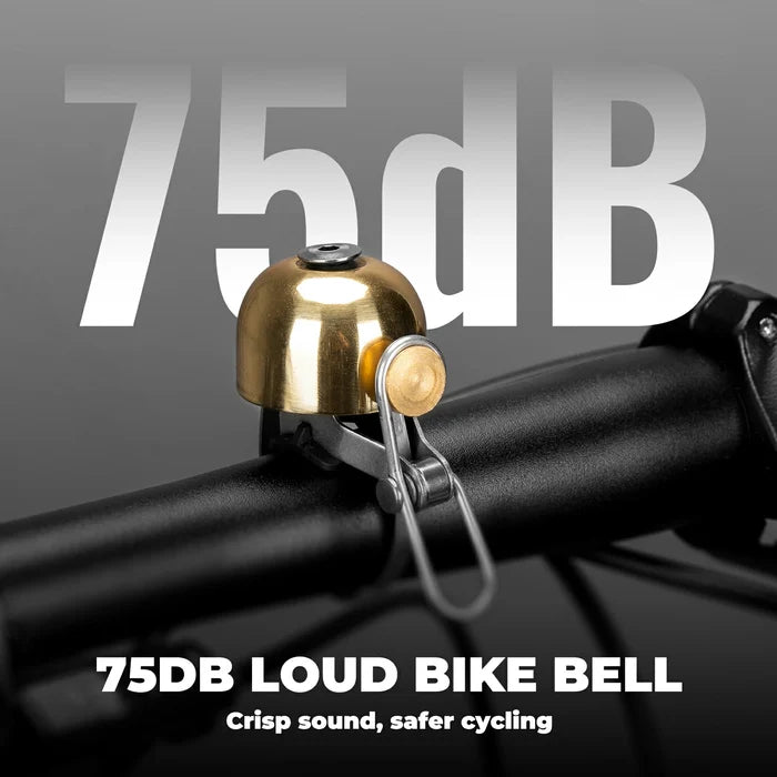ROCKBROS cycling bell ring loud handlebar alarm bicycle bell black twin pack