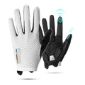 padded cycling gloves with touchscreen fingertips for comfortable and secure bike riding