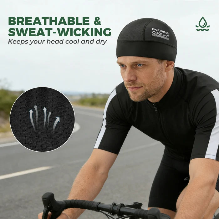ROCKBROS cycling skull cap coolmax helmet liner sweat wicking