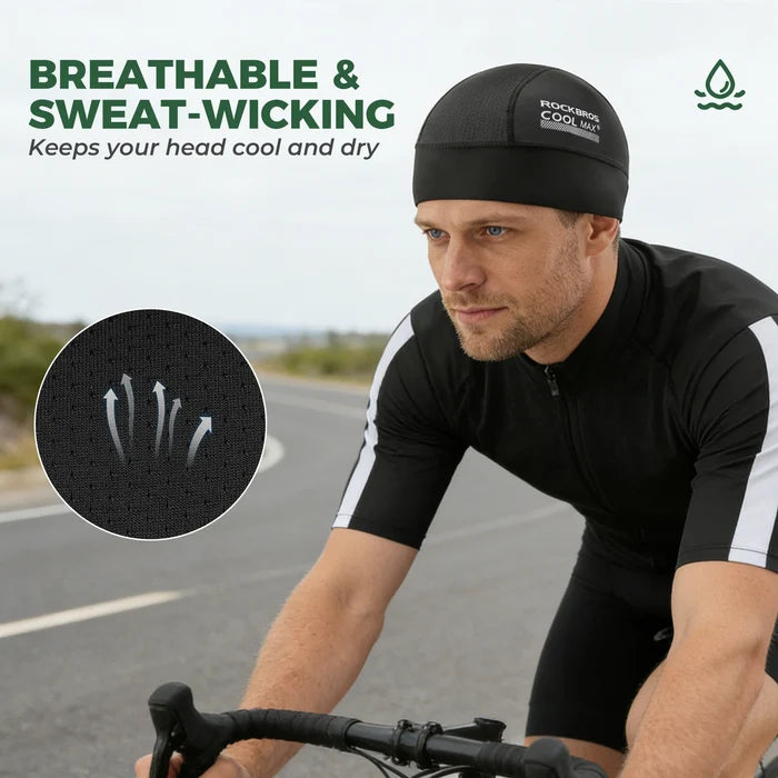 ROCKBROS cycling skull cap coolmax helmet liner sweat wicking