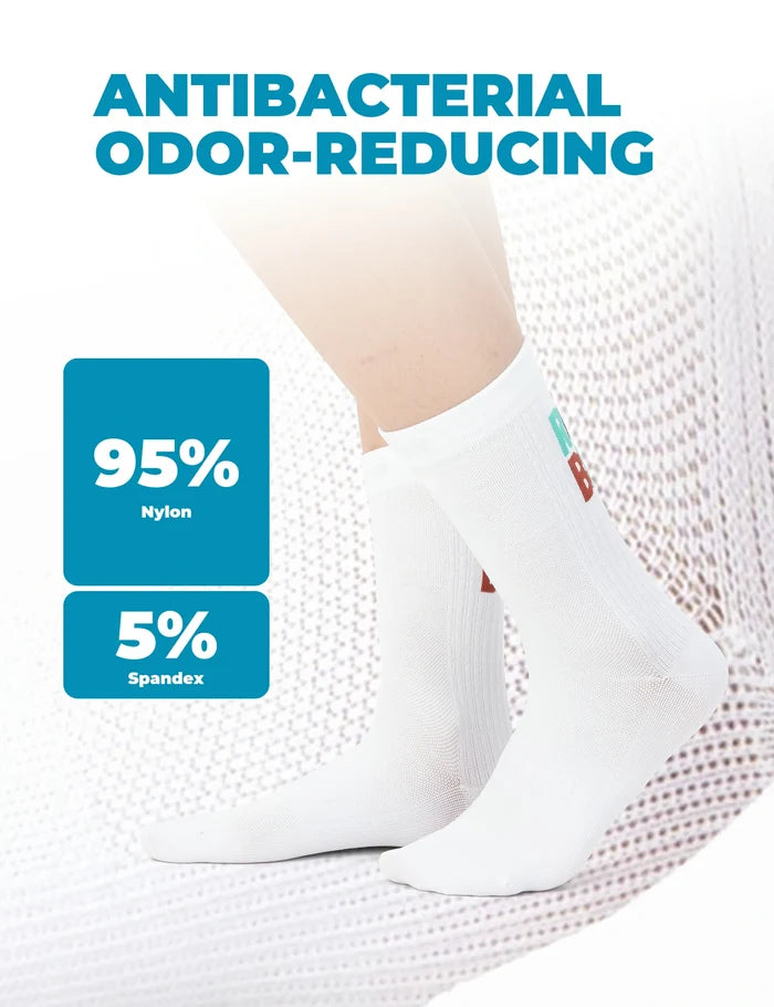 ROCKBROS cycling socks 2 pack quick dry cushioned arch support