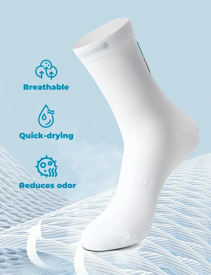ROCKBROS cycling socks 2 pack quick dry cushioned arch support