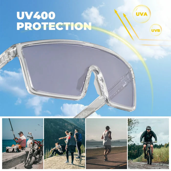 ROCKBROS cycling sunglasses photochromic polarized uv400
#Type_Photochromic Lenses-Clear