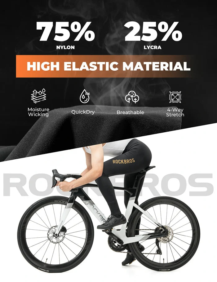 ROCKBROS cycling tights 3d padded for spring autumn